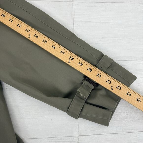 Vtg Chaps Ralph Lauren Men Size 40R Double Breasted Trench Coat Wool Lined Khaki - Picture 15 of 16